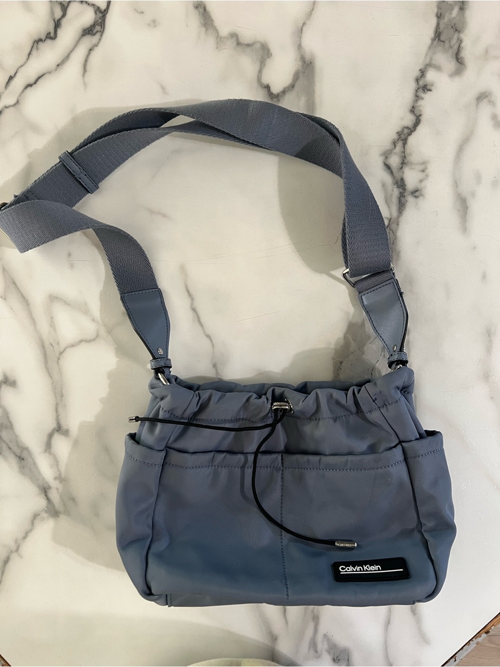 Calvin Klein Vintage Muted Blue Crossbody Bag